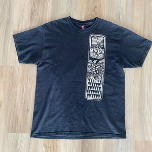 Hanes Black Graphic Tee